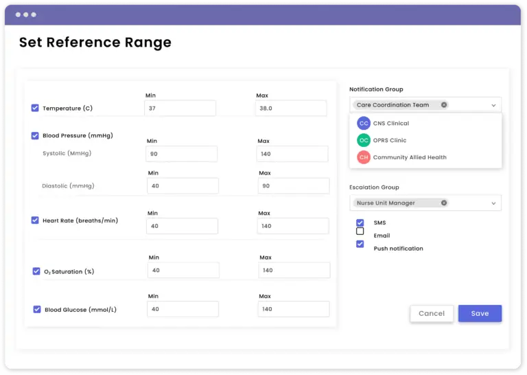 Care coordination Software Dashboard or Care coordination System