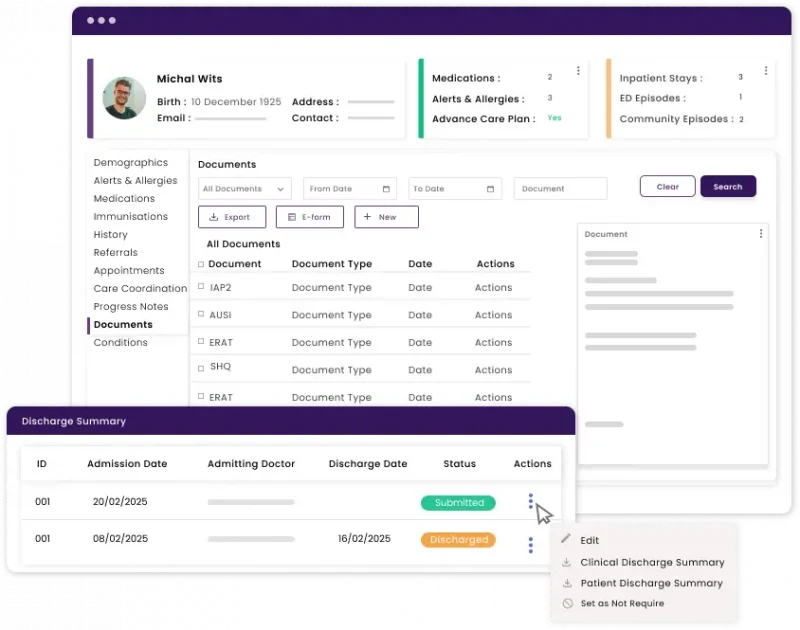 Healthcare information Software - DC2Vue