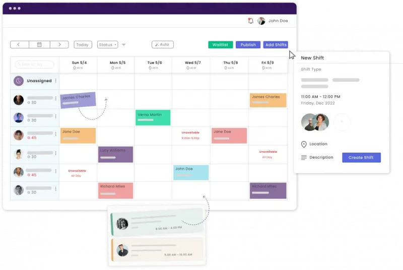 healthcare rostering software - DC2Vue