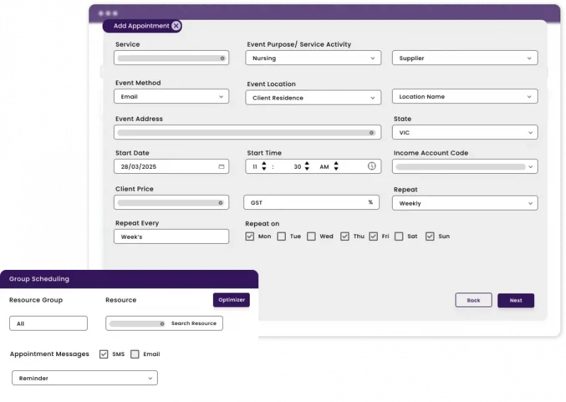 appointment scheduling software - AI scheduling